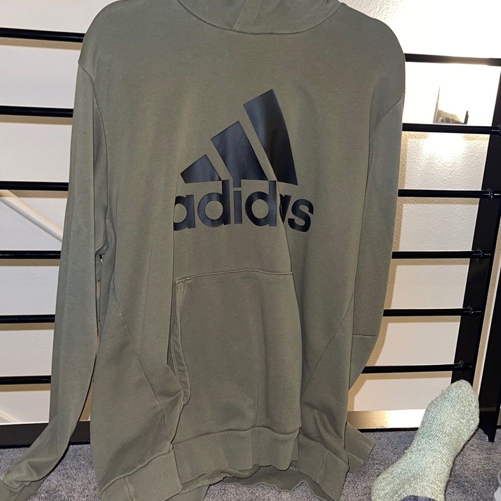Army green barely warn, adidas hoodie